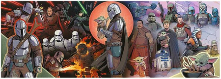 Trefl Star Wars Przygody Mandaloriana Puzzle 1000 Elementów Panorama