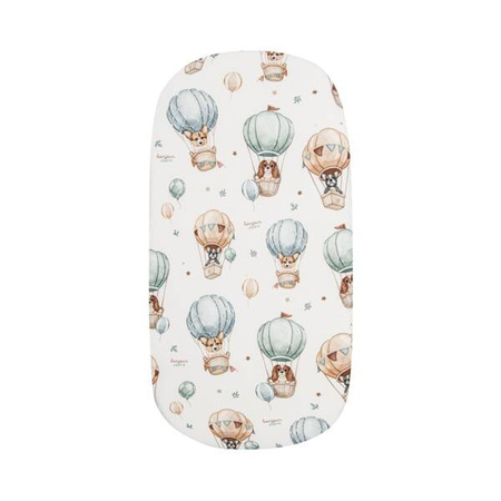 Bonjour Cherie Bambusowe Prześcieradło do Gondoli 35x75 Pieski