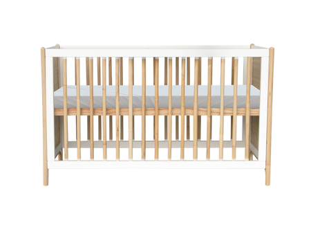 Theo Bebe Oceania Łóżeczko Ratanowe 60x120cm Neige