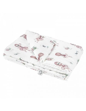 Bambusowa Kołderka Średniaka Wróżki rozmiar 75x100 cm