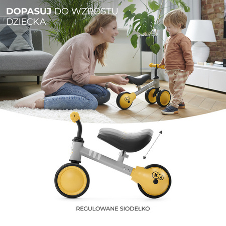 Kinderkraft Cutie Mini Rowerek Biegowy Honey