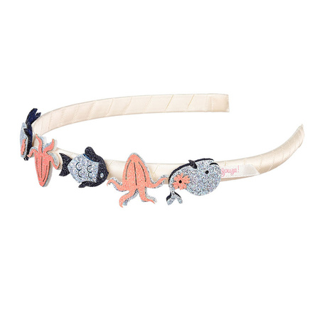 Souza! Opaska z brokatowymi zwierzątkami morskimi Pemme