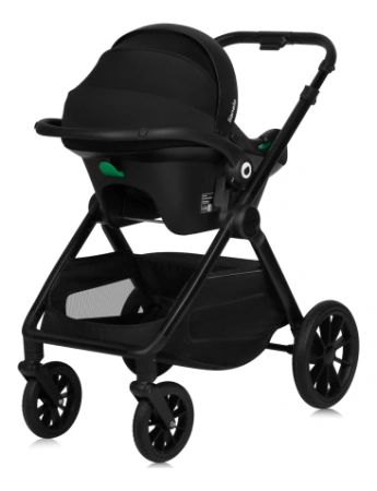 Lionelo Layla Wózek Głęboko-Spacerowy 3w1 Black Onyx