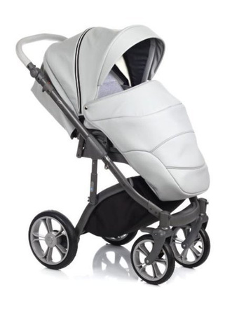Roan Bass Soft Wózek Głęboko-spacerowy 2w1 Dove White