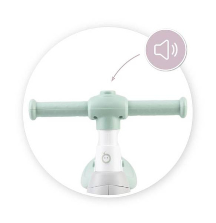 MoMi Tobis Jeździk z Bańkami Światłem i Dżwiekiem Szary