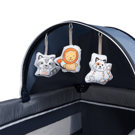 Lionelo Sven Plus Łóżeczko Turystyczne Navy Blue