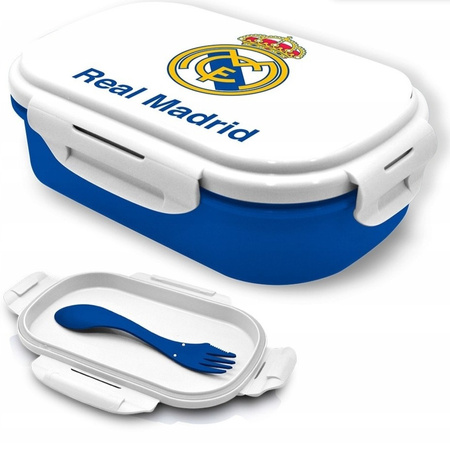 Kids Euroswan Lunchbox Ze Sztućcami - Real Madryt