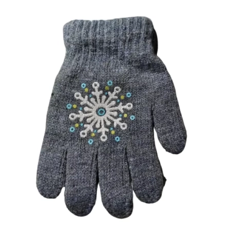 Yoclub! Rękawiczki Wełniane z ABS 16