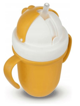 Canpol Babies Matte Pastels KubekZe Składaną Rurką Silikonową 210ml 56/522_yel Yellow