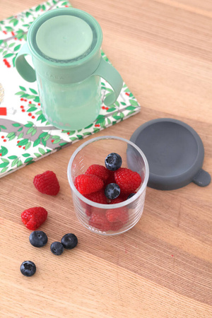 BEABA Pojemnik słoiczkek szklany z zamknięciem 250 ml Mineral