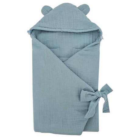 Eko Velvet Śpiworek Do Fotelika Błękit