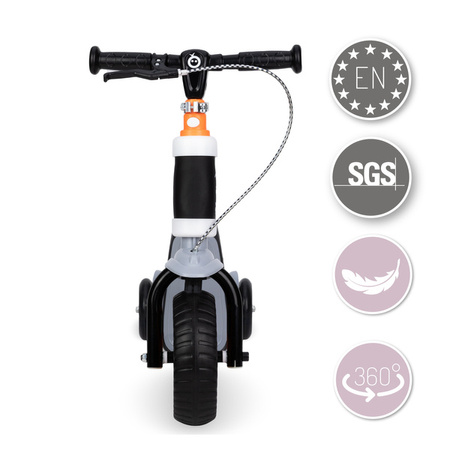 MoMi Elios 2w1 Hulajnoga Jeździk Pomarańczowy