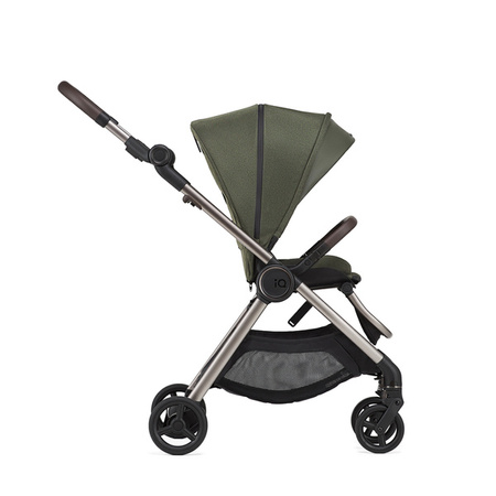 Anex IQ Premium New Transfarmation Wózek Głęboko-Spacerowy Richi + Cybex Aton B2 i-Size Fotelik Samochodowy 0-13kg + Baza One Volcano Black