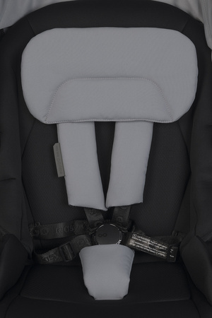 Easy Go Duoflex Wózek Głęboko-Spacerowy Bliźniaczy Rok po Roku Cloudy Gray 2 Siedziska 1 Gondola