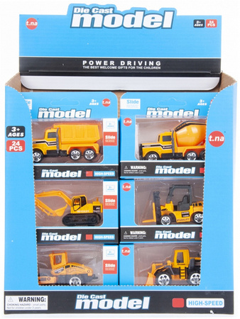 Mega Creative Maszyna Budowlana Metalowa Mix