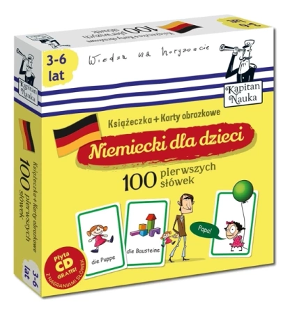 Kapitan Nauka Niemiecki dla Dzieci 100 Pierwszych Słówek