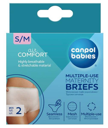 Canpol Wielorazowe Majtki Poporodowe 2szt 73/001 S/M