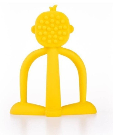 GiliGums Gryzak Silikonowy Małpka Żółty