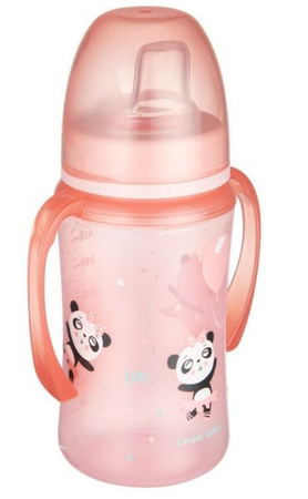 Canpol Babies EasyStart Exotic Animals Kubek Treningowy 240 ml - 35/208_pin Różowy