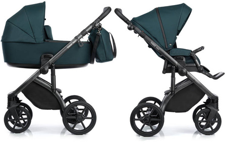 Roan Bass Next Wózek Głęboko-Spacerowy 2w1 Emerald Mood