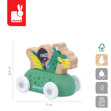 Janod Pojazd Smok Zaczarowane królestwo Cross Roads 12m+