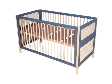 Theo Bebe Oceania Wielofunkcyjne Łóżeczko Ratanowe 70x140cm Silex