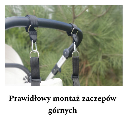 Kanguroo Baby Hamak do Wózka Czarny