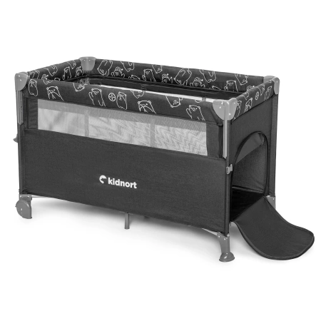 Kidnort Livsmiljö Łóżeczko Turystyczne Ciemny Szary