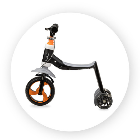 MoMi Elios 2w1 Hulajnoga Jeździk Pomarańczowy