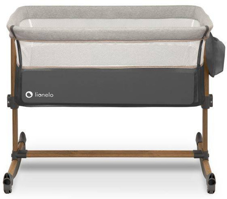 Lionelo Leonie Łóżeczko Dostawne Turystyczne Stone Grey