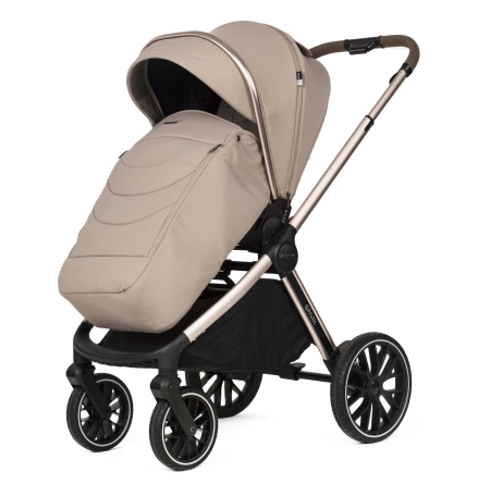 Adamex Spark Champagne Wózek Głęboko-Spacerowy Latte 2