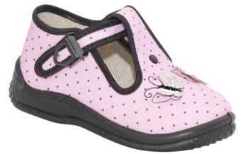 Zetpol Obuwie Dziecięce Daria Róż Kropki 20