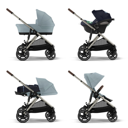Cybex Gazelle S Wózek Spacerowy Rama Taupe Sky Blue