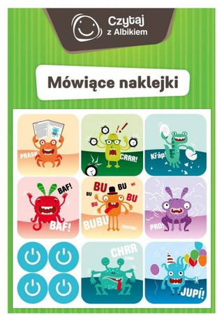 Albi Czytaj z Albikiem Mówiące Naklejki