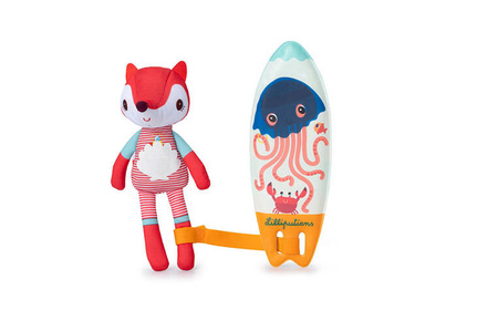 LILLIPUTIENS Magiczna przytulanka do kąpieli surfer Lisiczka Alice 12 m+