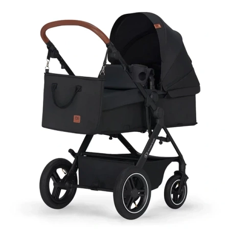 Kinderkraft B-Tour Mink Pro Wózek Głęboko-Spacerowy + Fotelik 0-13 kg Zestaw 3w1 Black