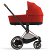 Cybex e-Priam 4.0 Wózek Głęboko-Spacerowy Rama + Tapicerka + Gondola 2w1 Autumn Gold
