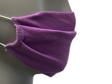 Ewa Klucze Maseczka Ochronna Wielorazowa Dla Dorosłych 100% Bawełna Fioletowa