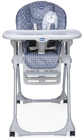 Chicco Krzesełko Do Karmienia Polly Easy 4 Koła Pinguin