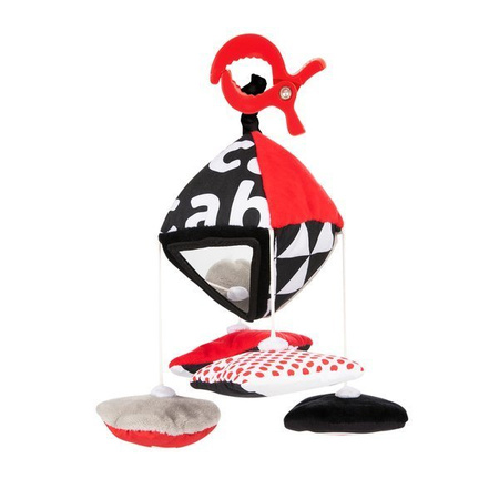 Canpol Babies Kontrastowa Karuzelka Podróżna Do Wózka/Fotelika Sensory 68/083