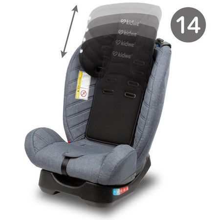 Kidwell MAVER - Fotelik Samochodowy 0-36 kg Grey