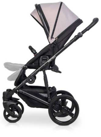 Riko Senso Wózek Głęboko-Spacerowy 2w1 Powder Pink