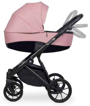 Riko Brano Pro Wózek Głęboko-Spacerowy 2w1 Energy Pink