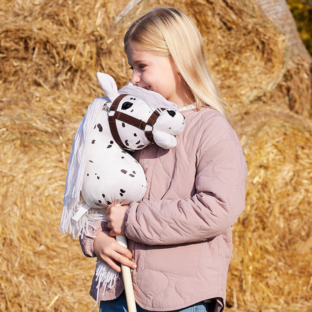 Hoppihorse Koń na Kiju Hobby Horse A4 Biały 64cm