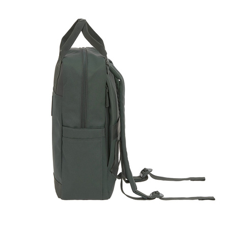 Lassig Green Label Plecak dla mam kwadratowy z akcesoriami Vividal Backpack dark olive