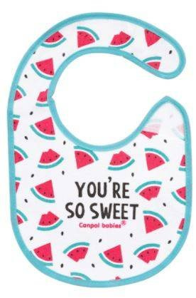 Canpol Śliniak Nieprzemakalny z Frotte SO COOL 15/114_pin arbuzy
