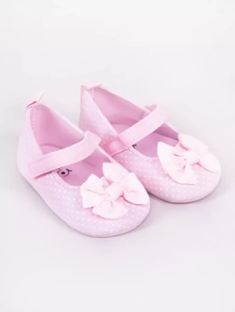 Scorpio Buciki Dziewczęce Różowe W Kropeczki Rozmiar 9-15 Miesięcy