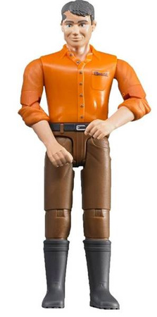 Bruder Figurka Mężczyzny Białego w Brązowych Dżinsach