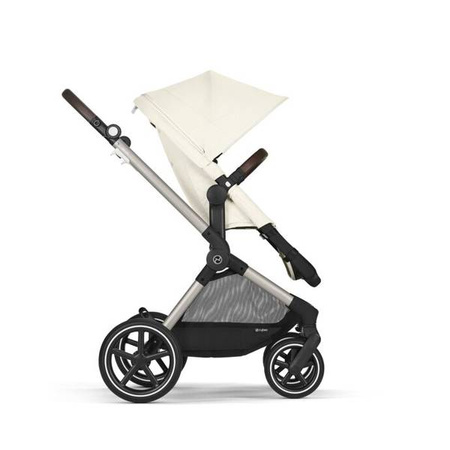 Cybex Eos Lux Wózek Głęboko-Spacerowy Rama Taupe Seashell Beige