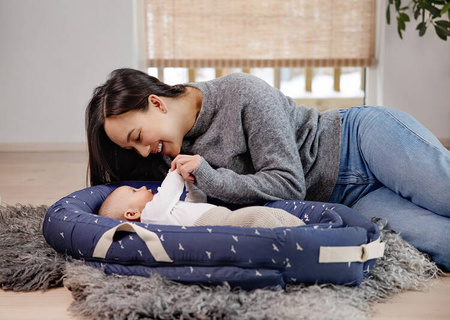 BeSafe Voksi Nest Premium Gniazdko Niemowlęce Niebieski